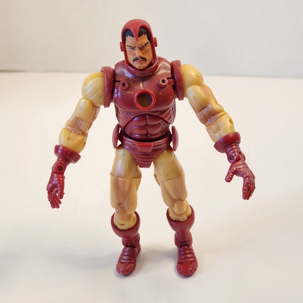 Marvel Legends Iron Man 6" Action Figure Tony Stark Series 1 ToyBiz 2002 No Mask